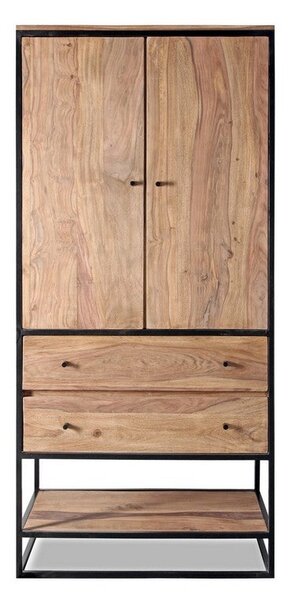 Mobile 2 Ante 2 Cassetti 90x45x190h cm Nartan