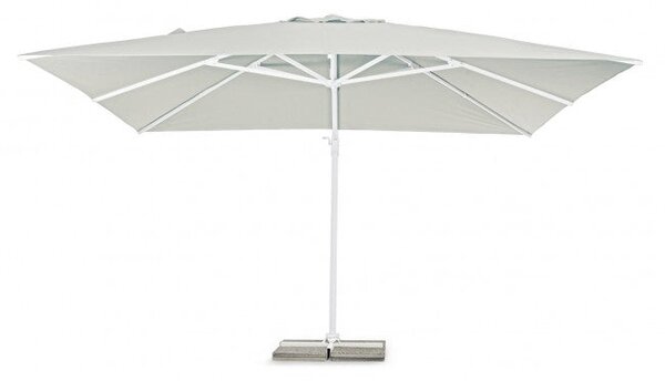 Ombrellone da Giardino Decentrato 4x4x2,93h m Eden Bianco