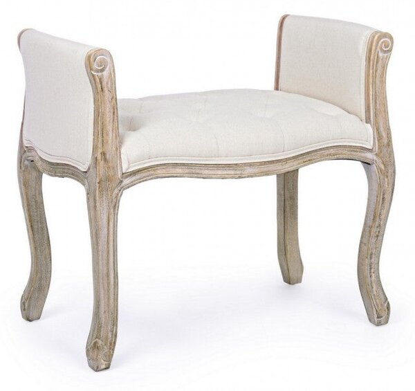 Set 2 Panche 1 Posto 71x48x60h cm Diva Naturale