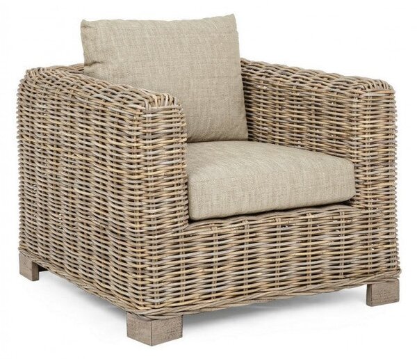 Poltrona 89x90x83h cm con Cuscini Fortaleza