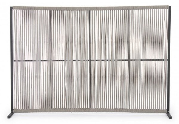 Pannello Paravento Frangivista 180x30x120h cm Paxson Antracite/Beige