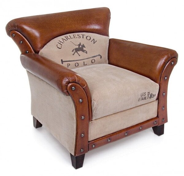 Poltrona 86x76x77h cm Charleston