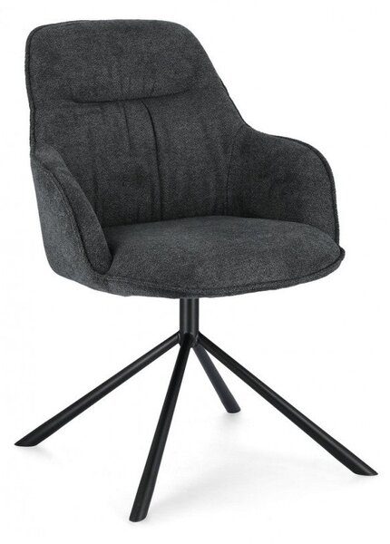 Set 2 Poltrone 56x65x86h cm Grant Dark