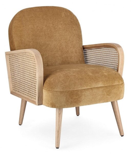 Poltrona 65x74x81h cm Dalida Mustard