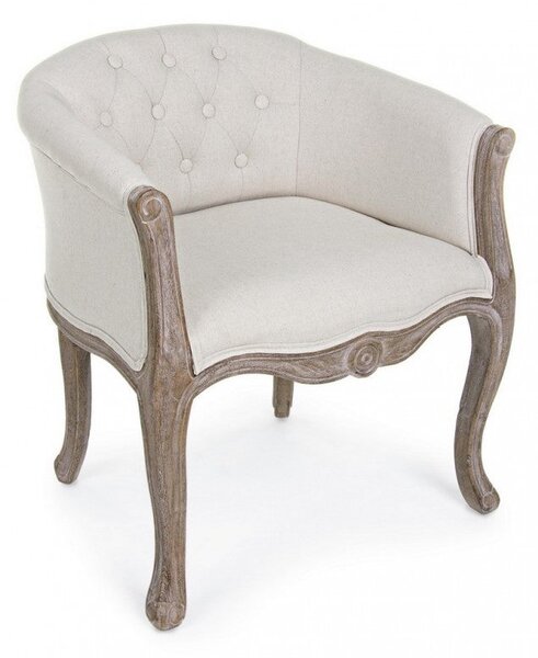 Set 2 Poltrone 60x60x70h cm Diva Naturale