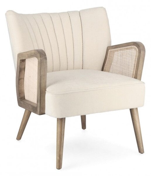 Poltrona 64x71x79h cm Virna Natural