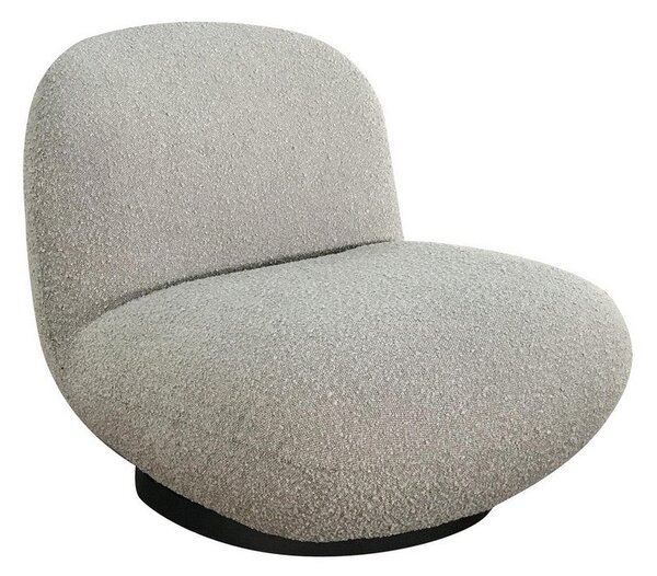 Poltrona 81x95x71h cm Margot Girev Grigio Bouclè