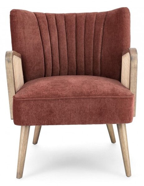 Poltrona 64x71x79h cm Virna Mattone