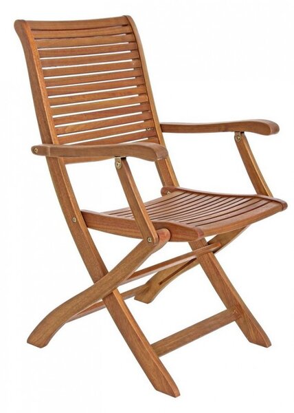 Set 2 Sedie da Giardino 55x64x94h cm con Braccioli Noemi