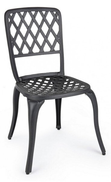 Set 2 Sedie da Giardino 44x46x89h cm Faenza Antracite