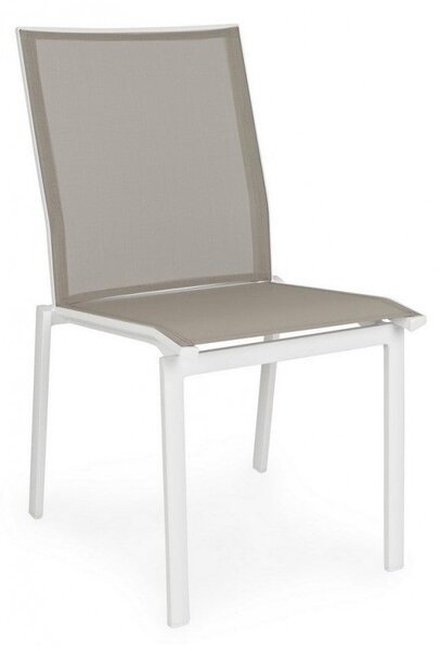 Set 4 Sedie da Giardino 50x61x88,5h cm Cruise Bianco