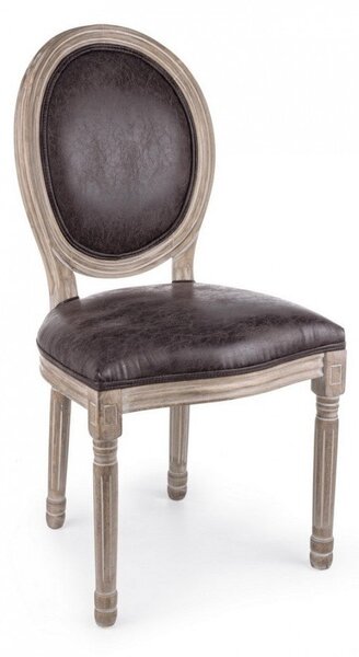 Set 2 Sedie 48x46x96h cm Mathilde Dark