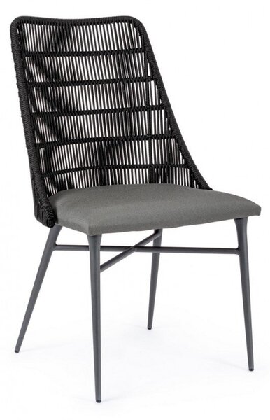 Set 2 Sedie 54x57x90h cm Tablita Antracite