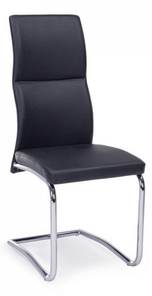 Set 4 Sedie 44x58x104h cm Thelma Nero