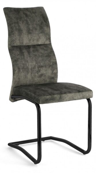 Set 4 Sedie 43,5x62x102h cm Thelma Velluto Verde