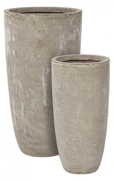 Set 2 Vasi Cement Alto Sabbia