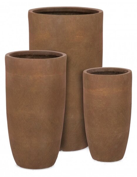 Set 3 Vasi Rigo Rusty Alto