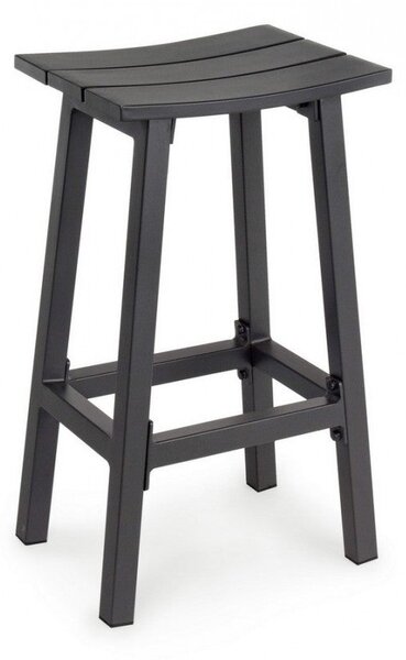 Sgabello Bar 41,8x31x71h cm Skipper Antracite