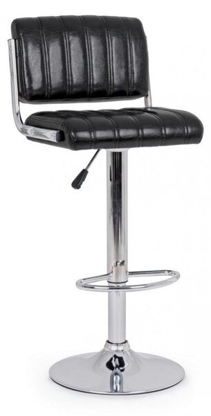 Set 2 Sgabelli Bar 46x51,5x88,5/109,5h cm Barclay Nero