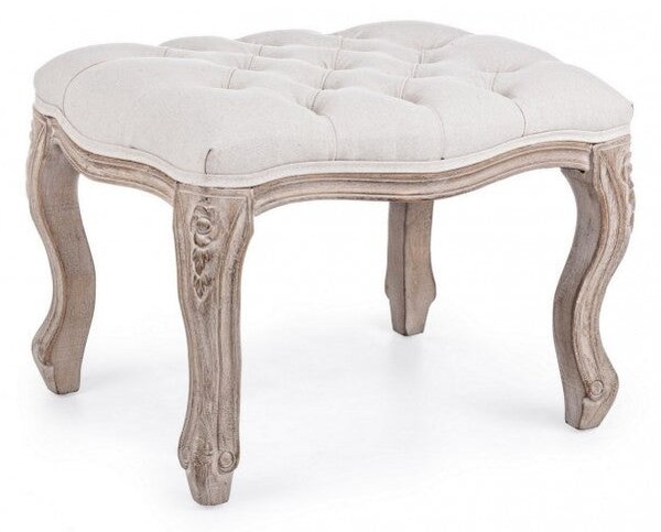 Set 2 Sgabelli Poggiapiedi 53x42x38h cm Diva Naturale