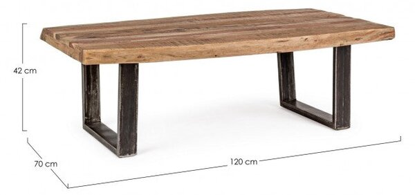 Tavolino 120x70x42h cm Elmer