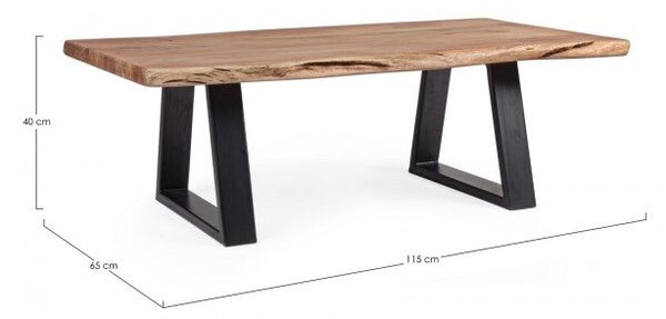 Tavolino 115x65x40h cm Artur