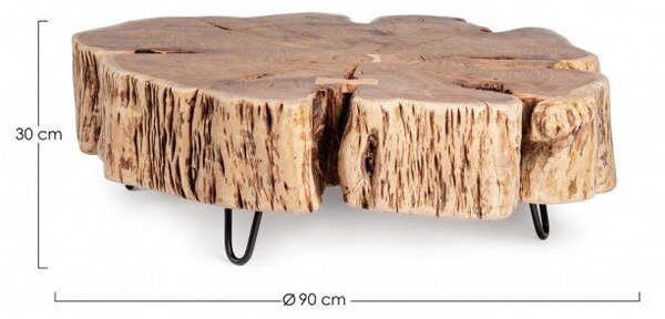 Tavolino 90x90x30h cm Eneas Tree