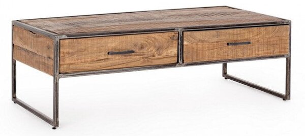 Tavolino 2 Cassetti 120x60x40h cm Elmer