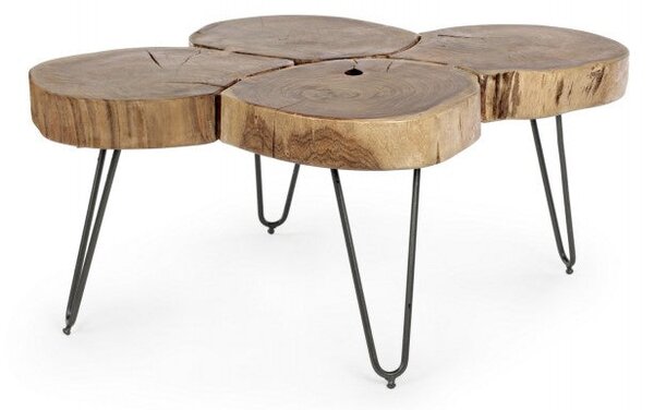 Tavolino 90x60x40h cm Orbital Log