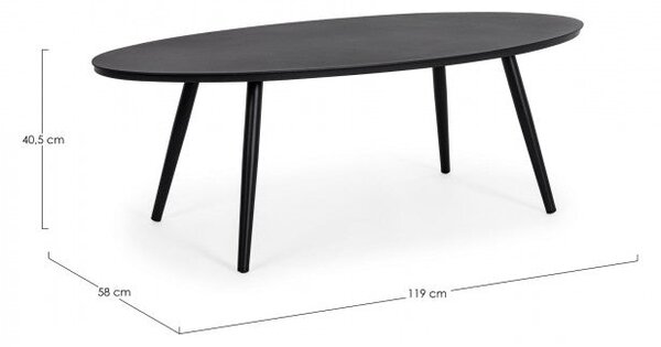 Tavolino 119x58x40,5h cm Space Ink