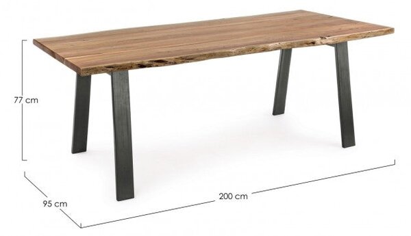 Tavolo 200x95x77h cm Aron