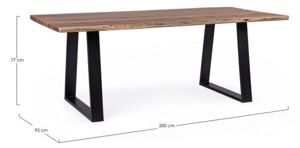 Tavolo 200x95x77h cm Artur