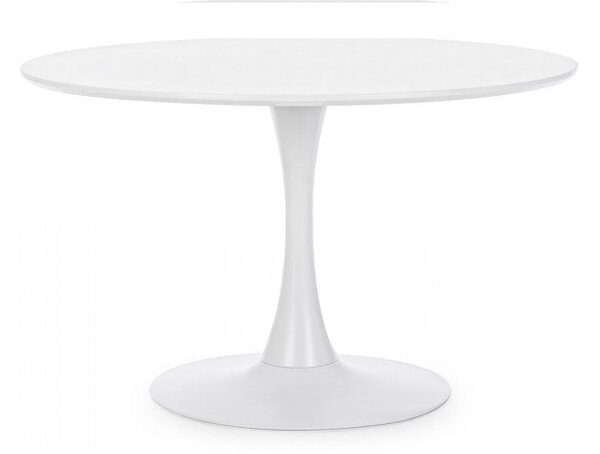Tavolo Ø120x75h cm Bloom Bianco