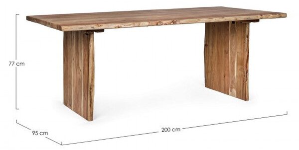 Tavolo 200x95x77h cm Eneas