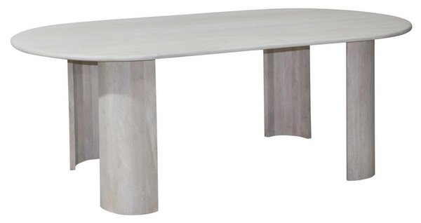 Tavolo 200x100x76h cm Orlando Ovale Naturale