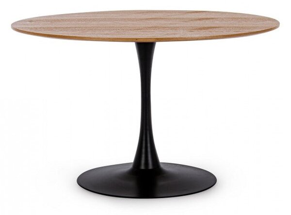 Tavolo Ø120x75h cm Bloom Top Veneer