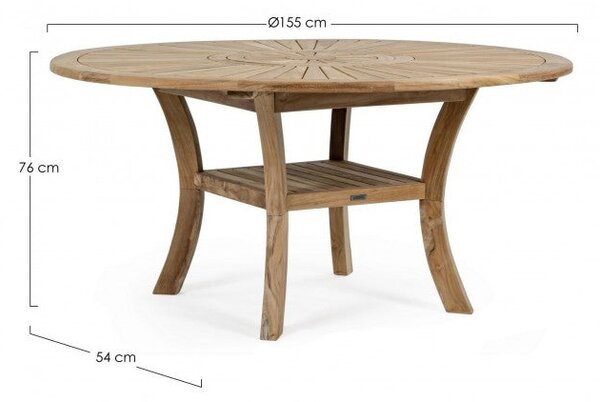 Tavolo da Giardino Ø155x76h cm Maryland