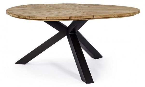Tavolo Ø160x77h cm Palmdale Carbon