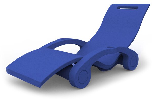 Lettino Chaise Longue Galleggiante da Esterno Giardino Arkema Serendipity Blu