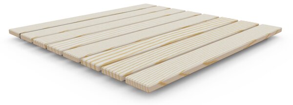 Piatto Doccia da Esterno in Legno 80x80x4 cm Arkema Ecowood