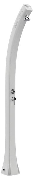 Doccia Solare da Giardino 28L Miscelatore Temporizzato Arkema Happy Beach Bianco