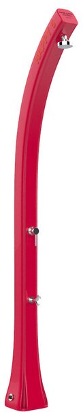 Doccia Solare da Giardino 28L Miscelatore e Lavapiedi Arkema Happy Five Cherry