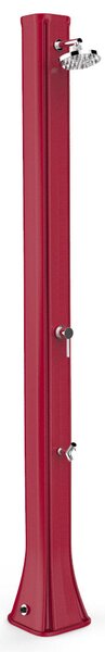 Doccia Solare da Giardino 40L Miscelatore e Lavapiedi Arkema Big Happy Five Cherry