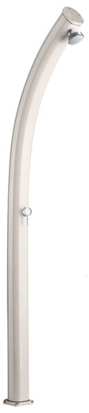 Doccia Solare da Giardino 25L Miscelatore Arkema Jolly Bianco Crema