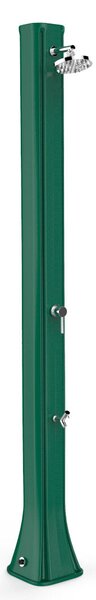 Doccia Solare da Giardino 40L Miscelatore e Lavapiedi Arkema Big Happy Five Verde Scuro
