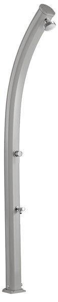 Doccia Solare da Giardino 25L Miscelatore e Lavapiedi Arkema Jolly Inox Paint