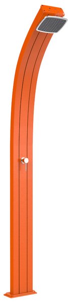 Doccia Solare da Esterno Giardino 25L Miscelatore Arkema Spring Arancio
