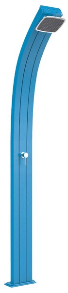 Doccia Solare da Esterno Giardino 25L Miscelatore Arkema Spring Blu