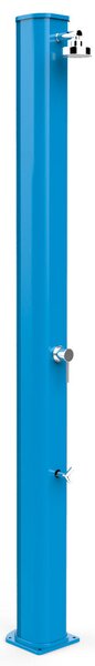Doccia Solare da Giardino 40L Miscelatore e Lavapiedi Arkema Big Jolly Blu