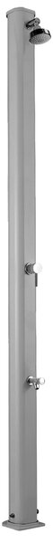 Doccia Solare da Giardino 25L Miscelatore e Lavapiedi Arkema Jolly S Inox Paint
